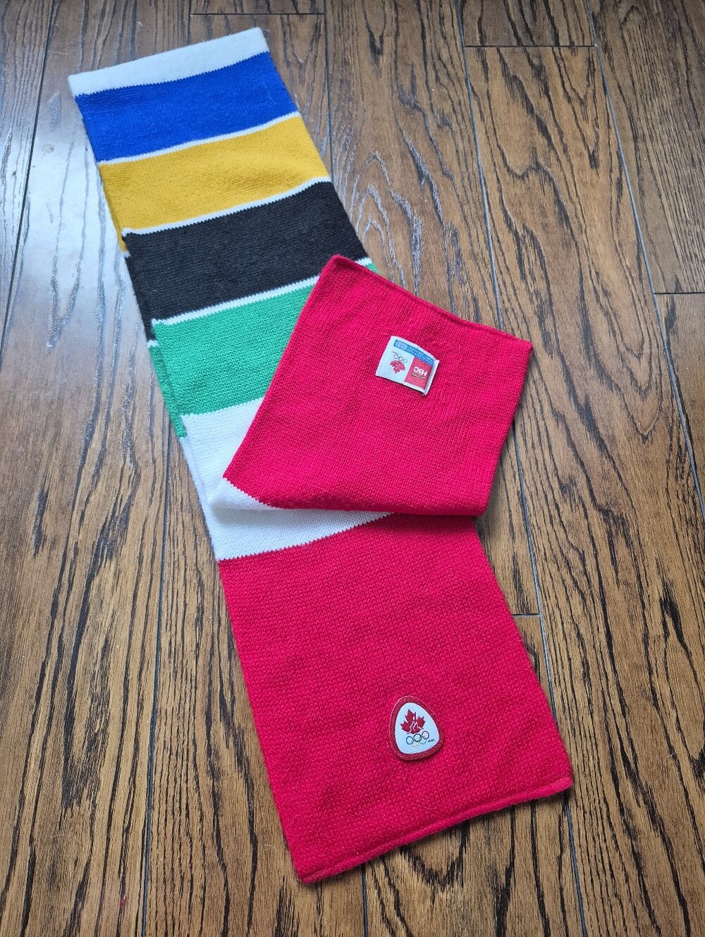 Hudson's Bay Company Olympics Scarf - HBC Canada - Knit Winter Scarf
